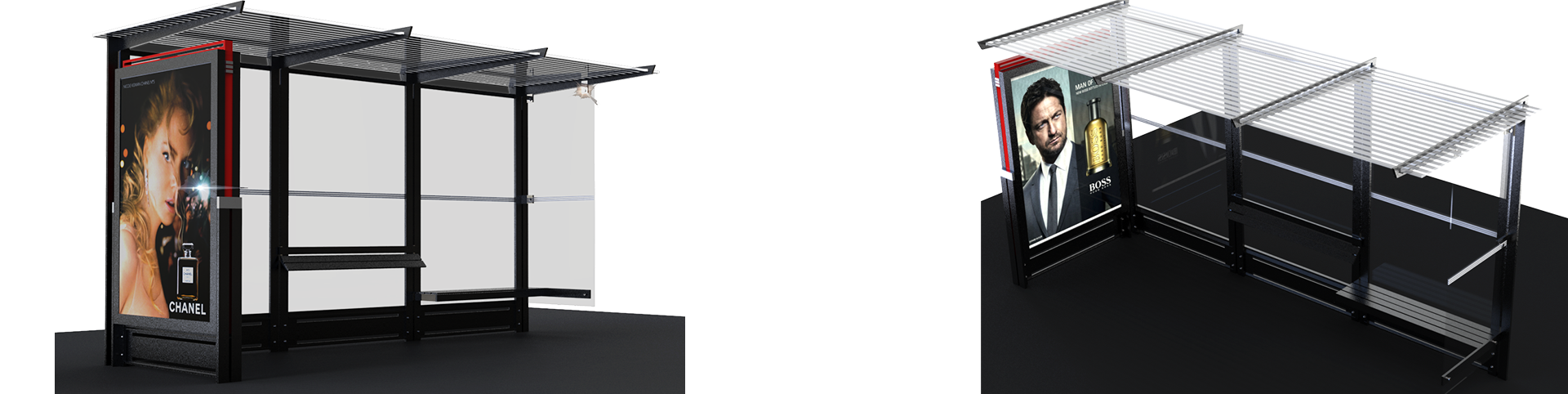 abri voyageur MOBILIER URBAIN INDUSTRIAL DESIGN