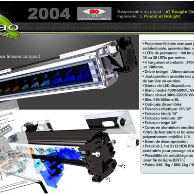 design  industriel espace graphique   luminaire led holight