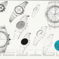 Etude de montre   graphisme 