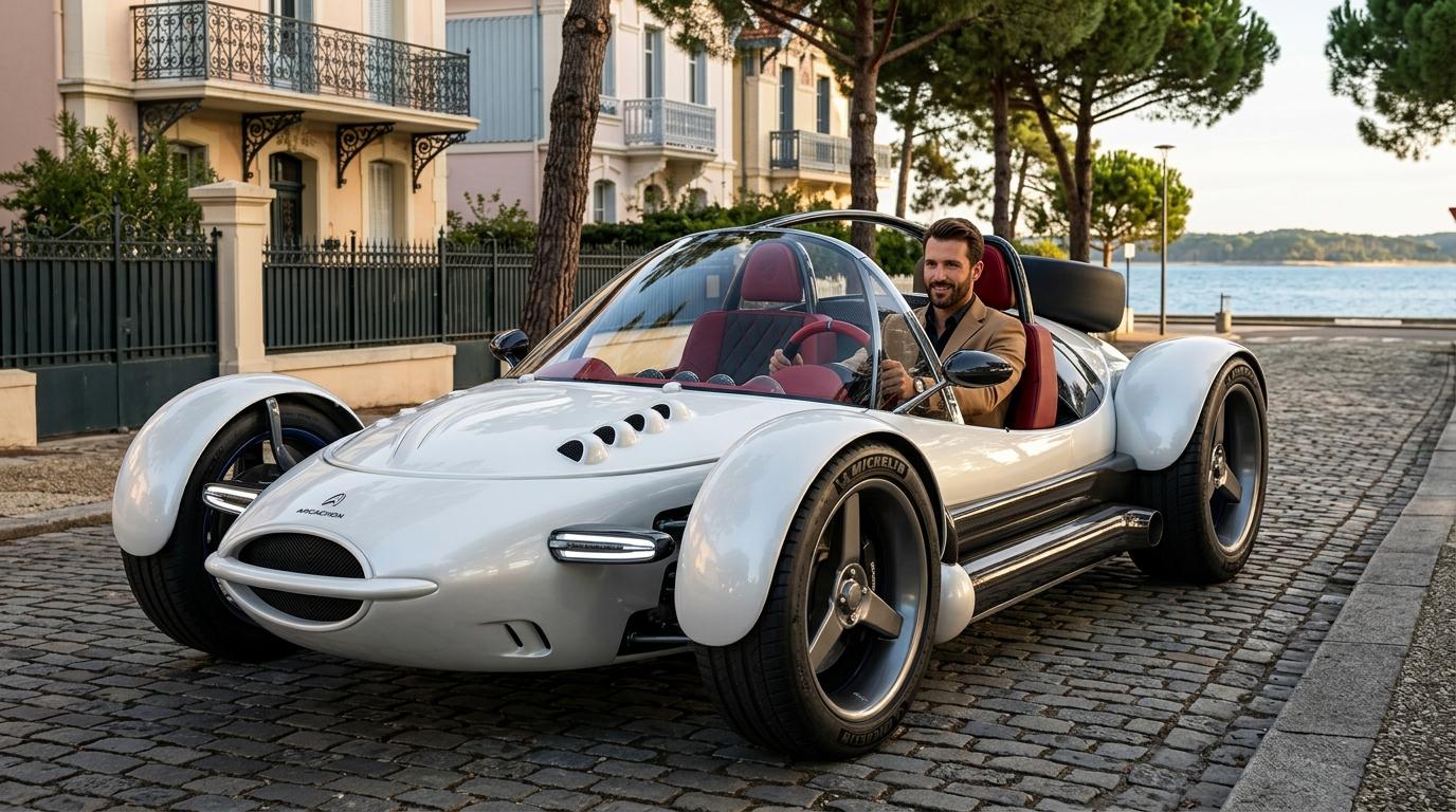 design toulouse concept car / moto posters graphisme.Concept car ARKAO