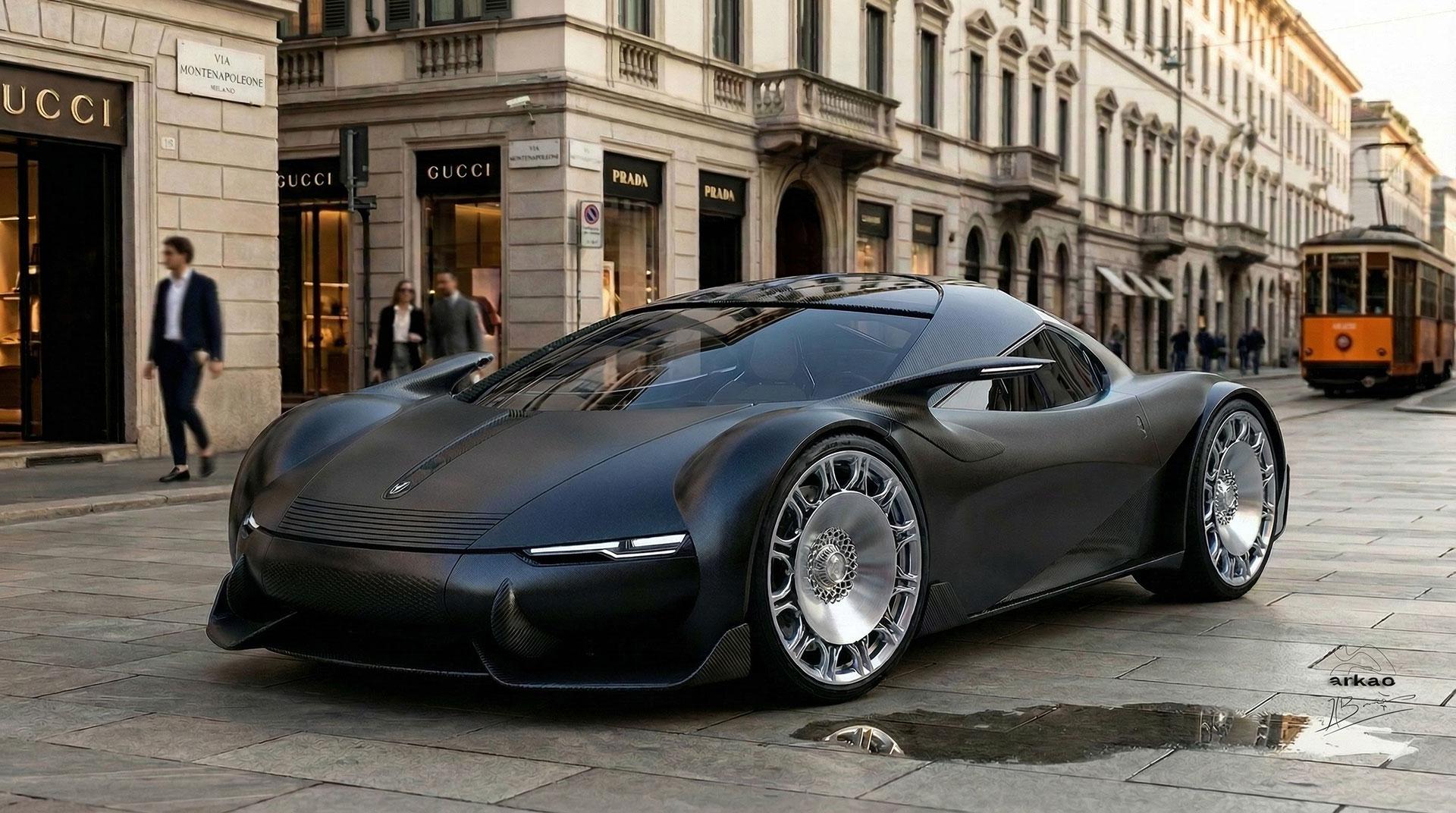 posters graphisme car design toulouse.Concept car ARKAO