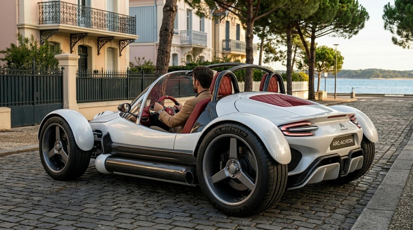 posters graphisme car design toulouse.Concept car ARKAO.