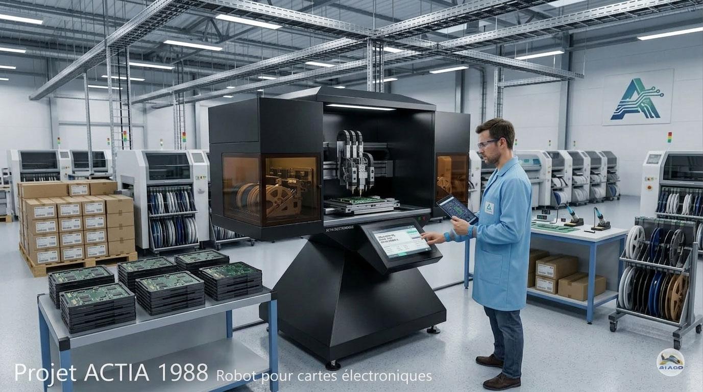 Projet société ACTIA années fin années 80 design produit conception ingénierie industrialisation de 1982 à 2024