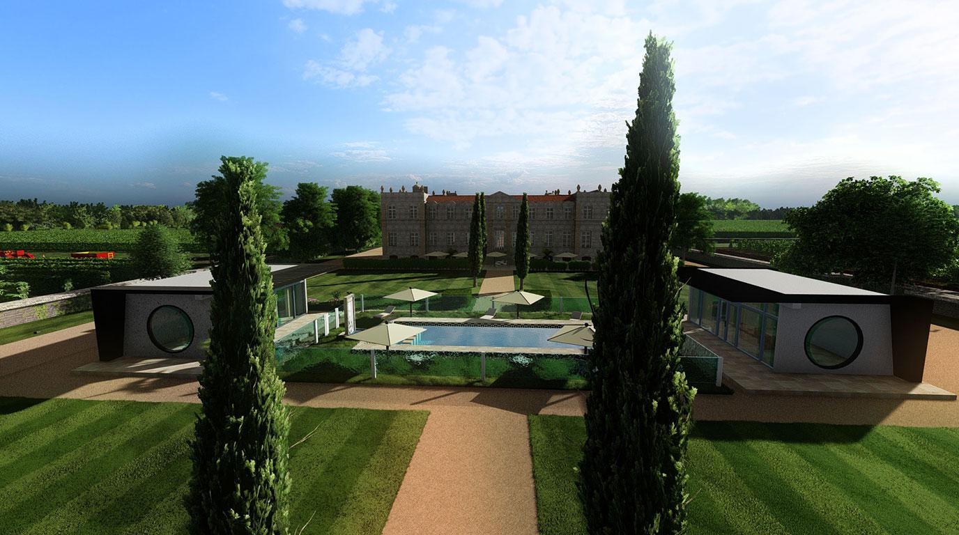 architecture design espace sur logiciels 3D design espace