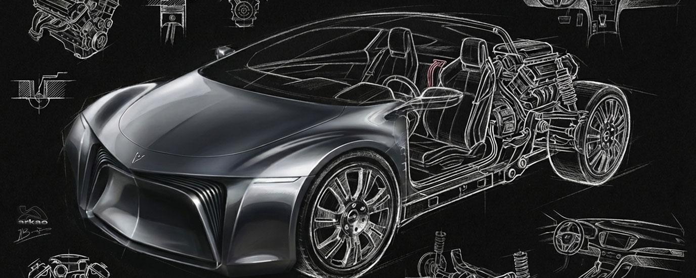 design graphique concept roughs images 3 D logiciels classiques assisté par IA