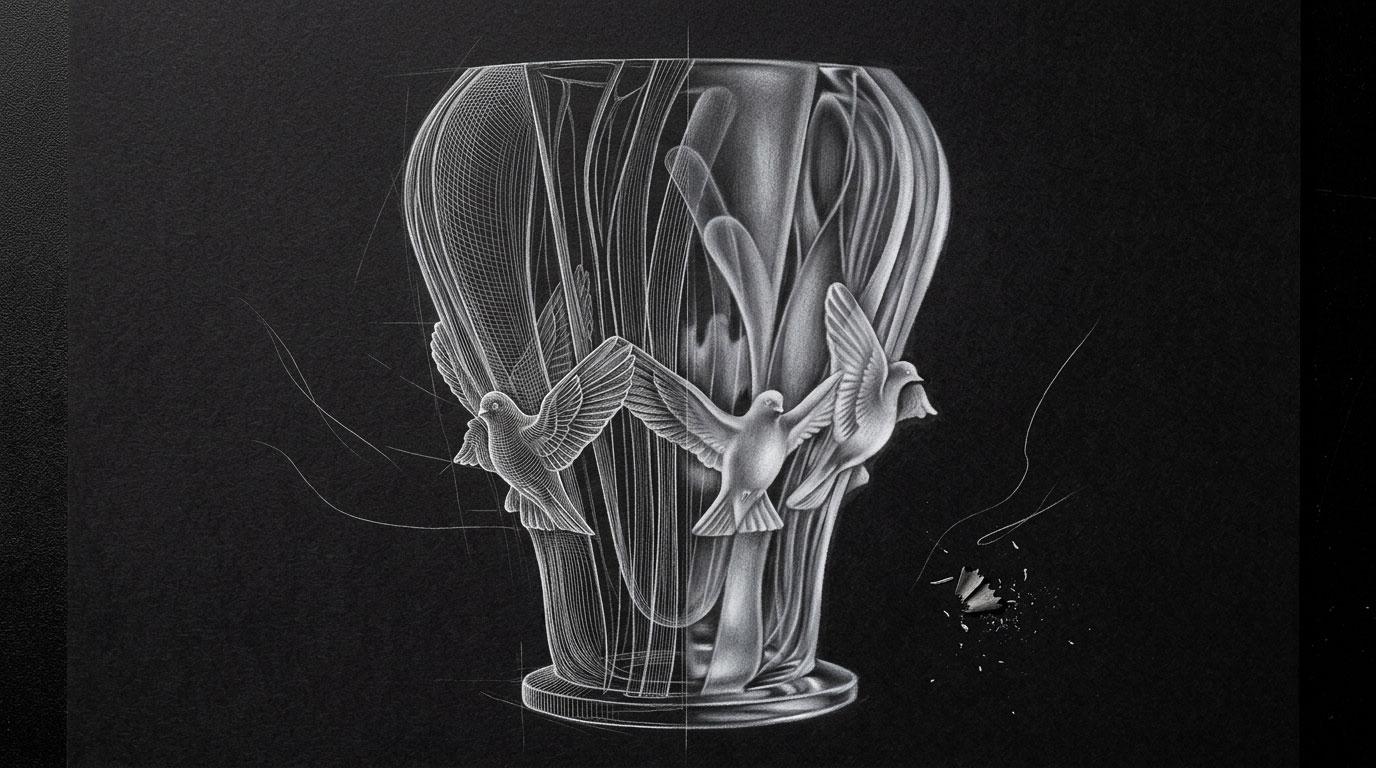 design graphique concept roughs images 3 D logiciels classiques assisté par IA