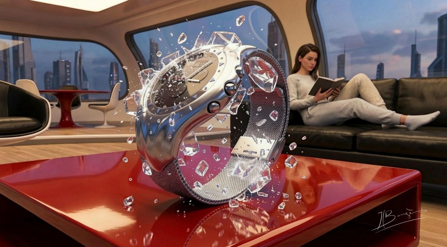 Montre qui explose.