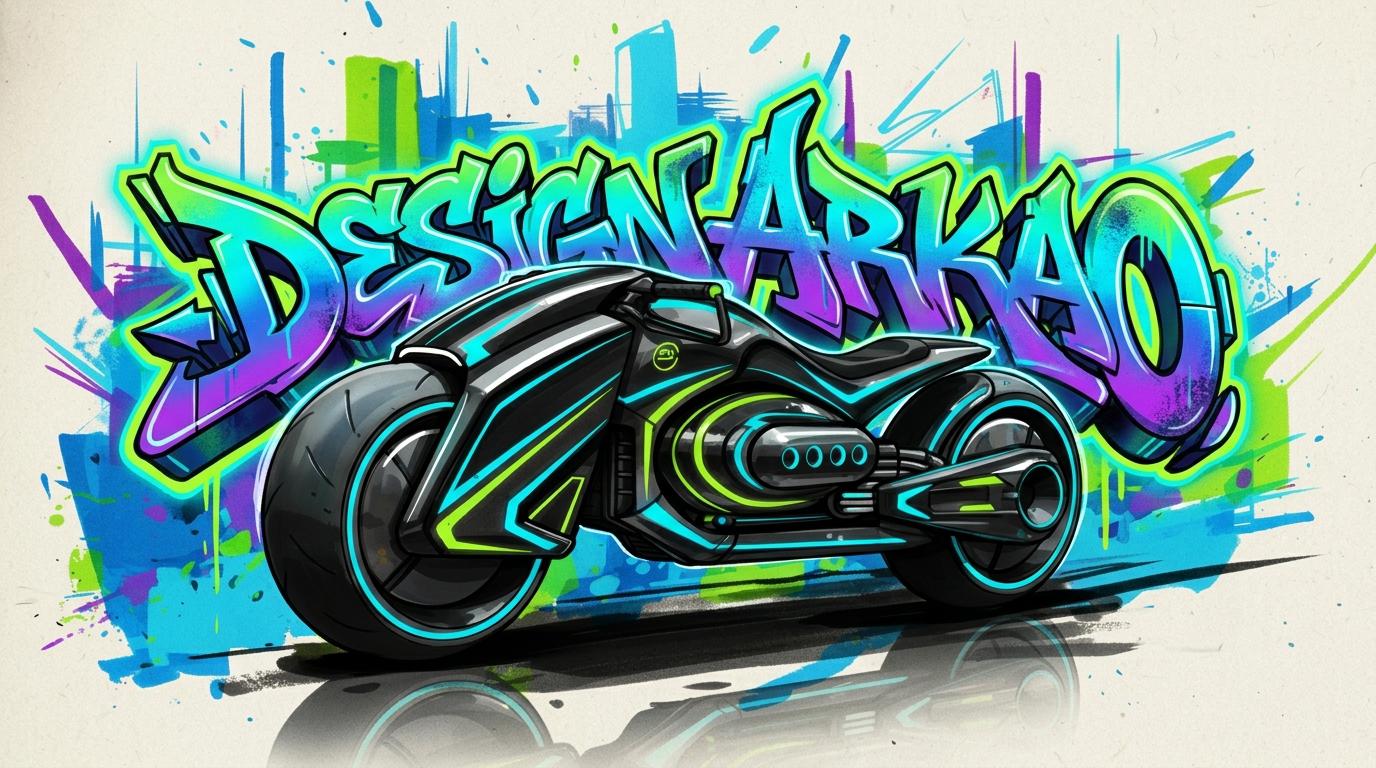 Moto graphisme.