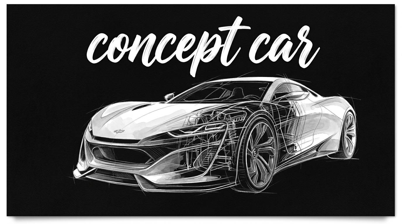 Graphisme concept car.