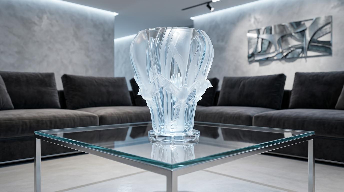 Création d'un vase hommage à R.Lalique