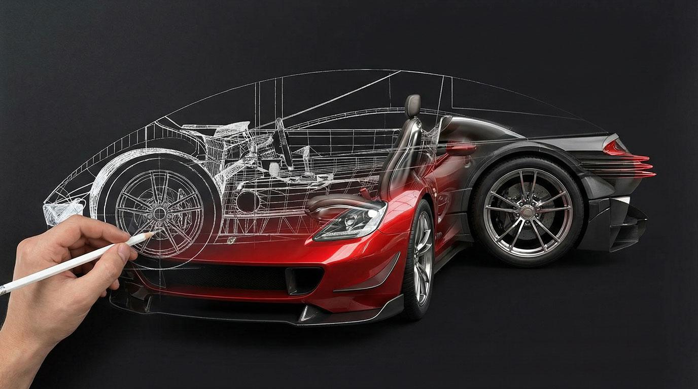 Graphisme concept car 