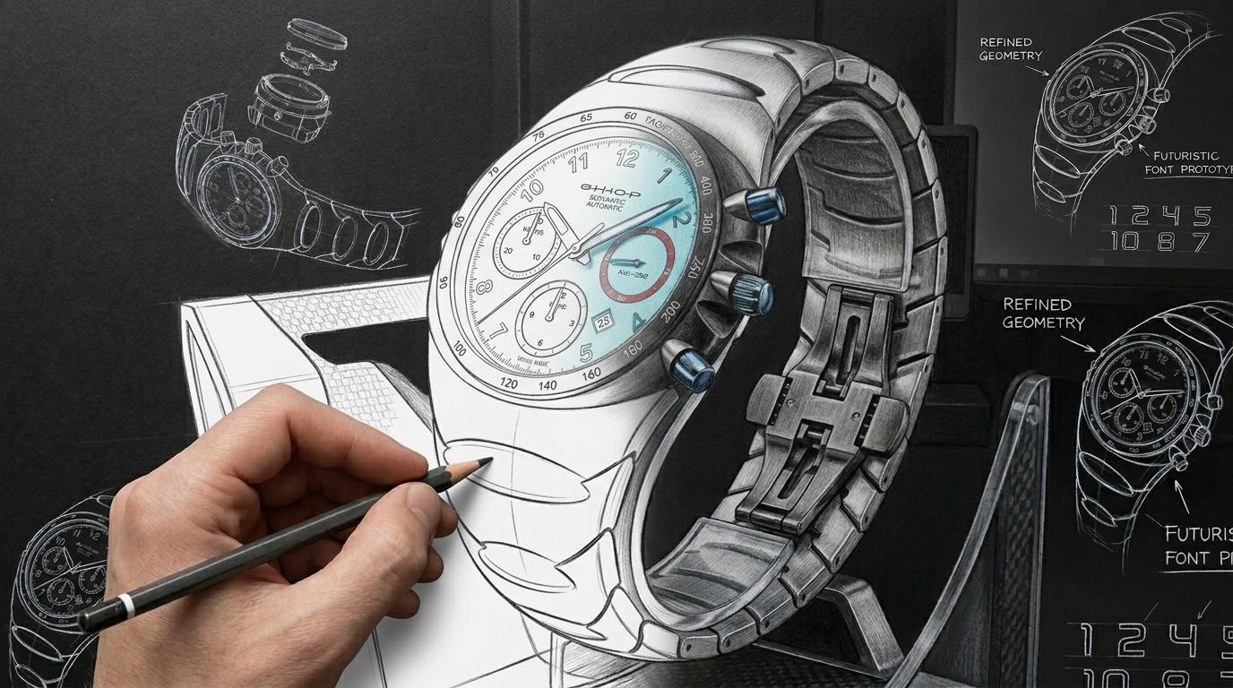 Conception d'une montre graphisme